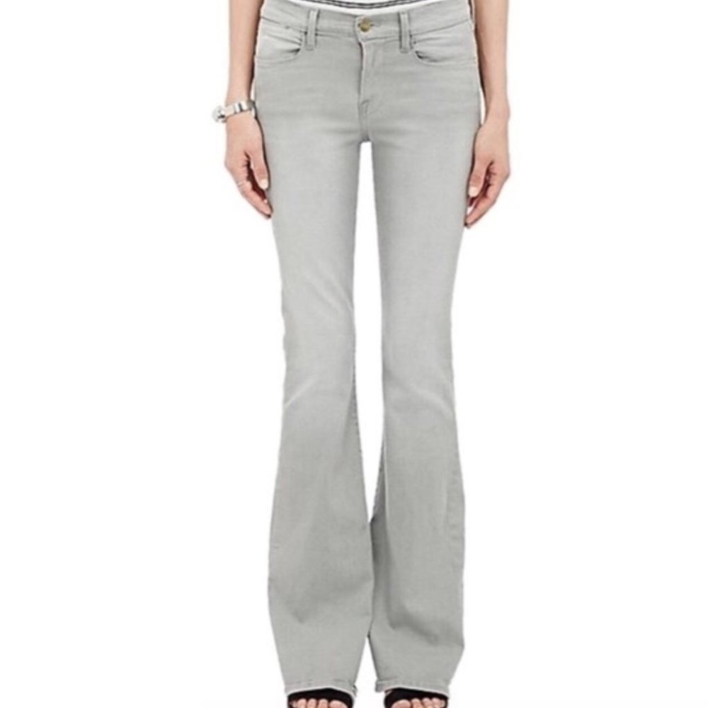 Frame Denim le high flare Gray Jeans